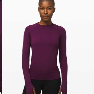 Lululemon Rest Less Pullover, size 6, color is called “Marvel” like Plum.